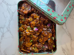 Caramelized saffron Hard Candy (GF) / Sohan Asali