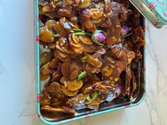 Caramelized saffron Hard Candy (GF) / Sohan Asali