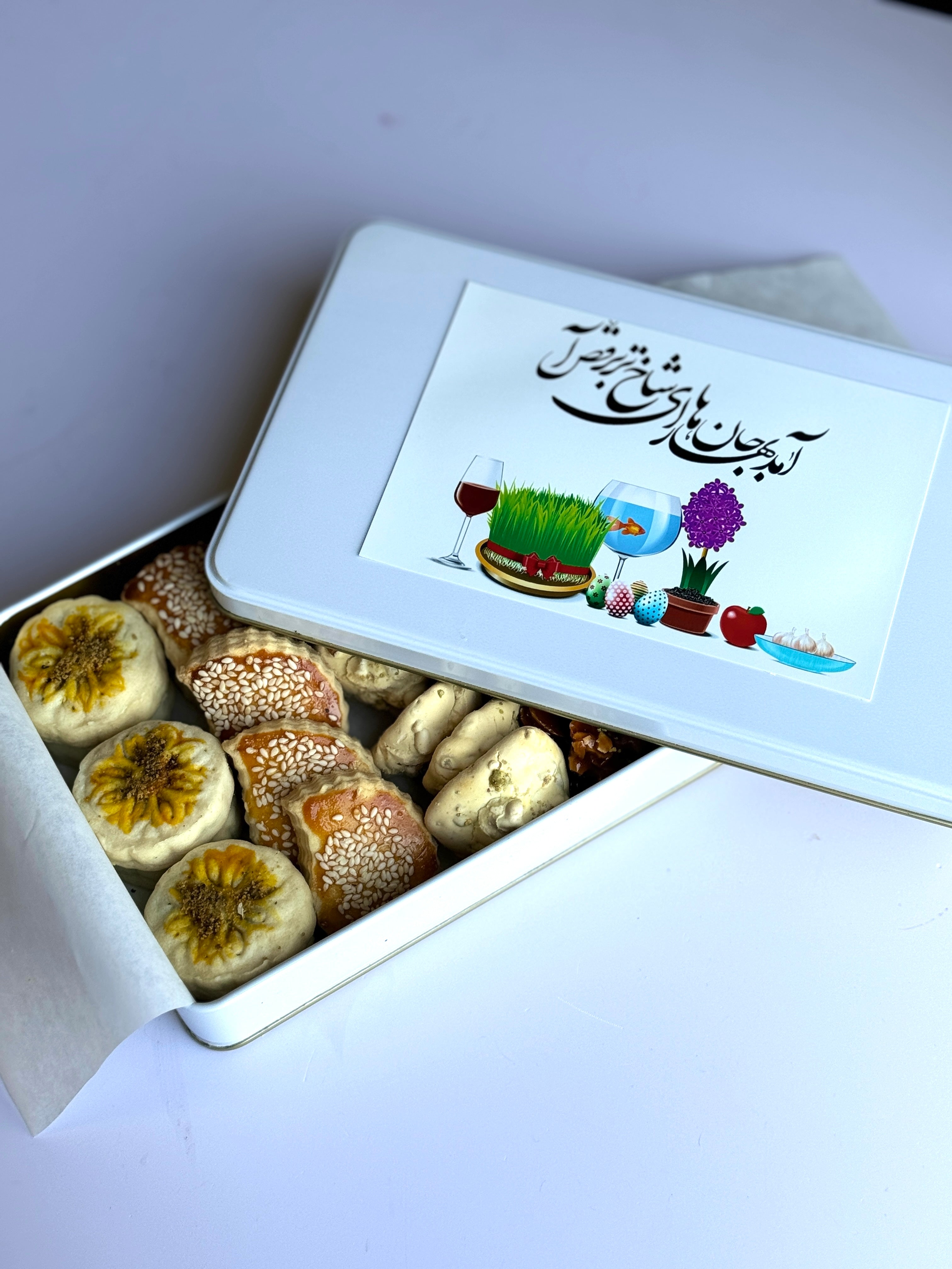 Nowruz Gift box Fresh cookies Haftseen Haftsin