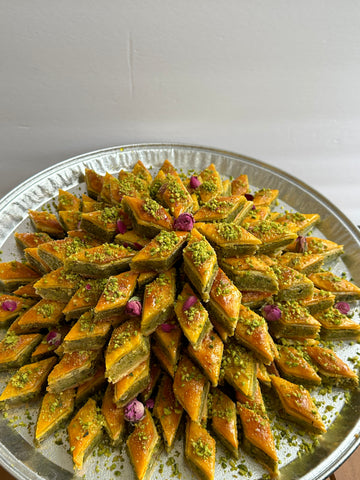 Persian Pistachios & Almonds Baklava Tray