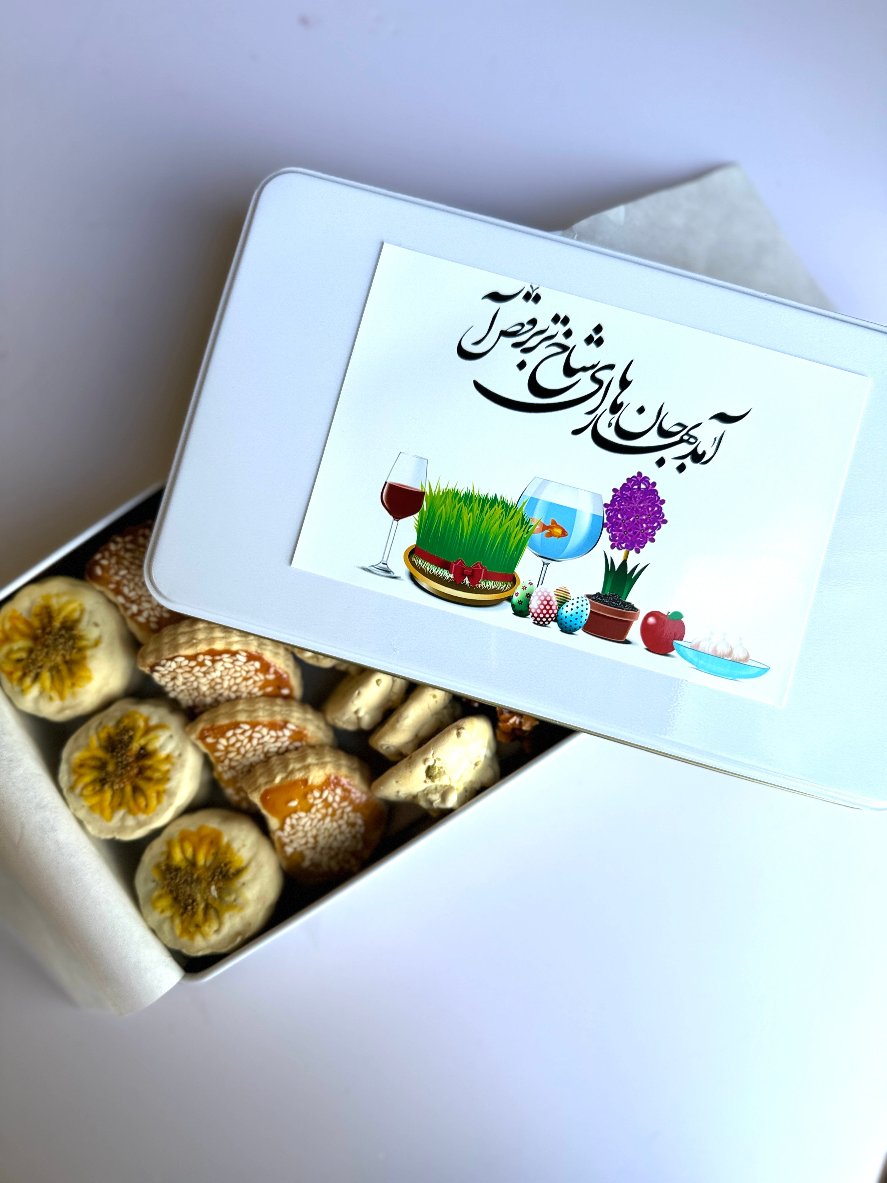 Nowruz Gift box Fresh cookies Haftseen Haftsin
