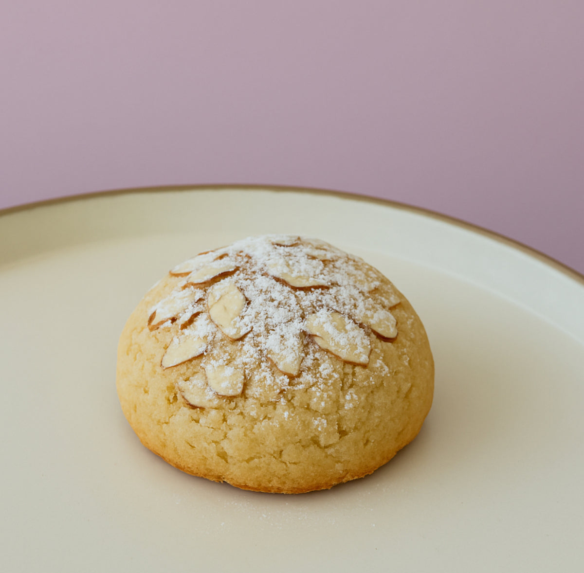 Almond Croissant Cookie filled with Almond cream